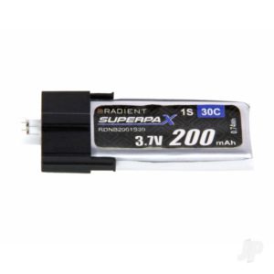 Radient LiPo 1S 200mAh 3.7V 30C Ultra-Micro