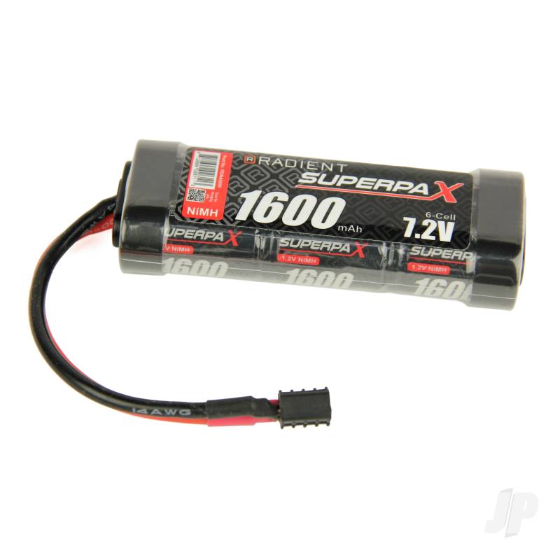 Radient NiMH 7.2V 1600mAh 2/3A Stick, Deans (HCT)