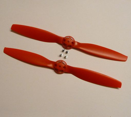 Red Propeller Set (Clockwise & Counter Clockwise Rotation) (2)
