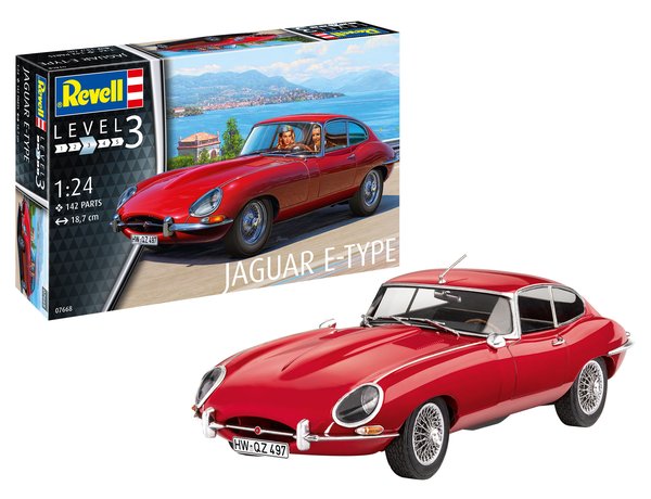 Revell Jaguar E TYPE Coupe 1/24 07668