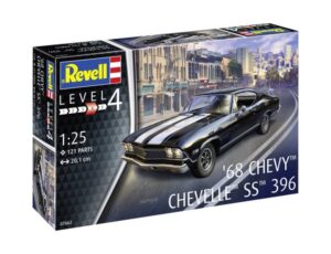 REVELL 1/25 1968 CHEVY CHEVELLE SS 396 MODEL KIT