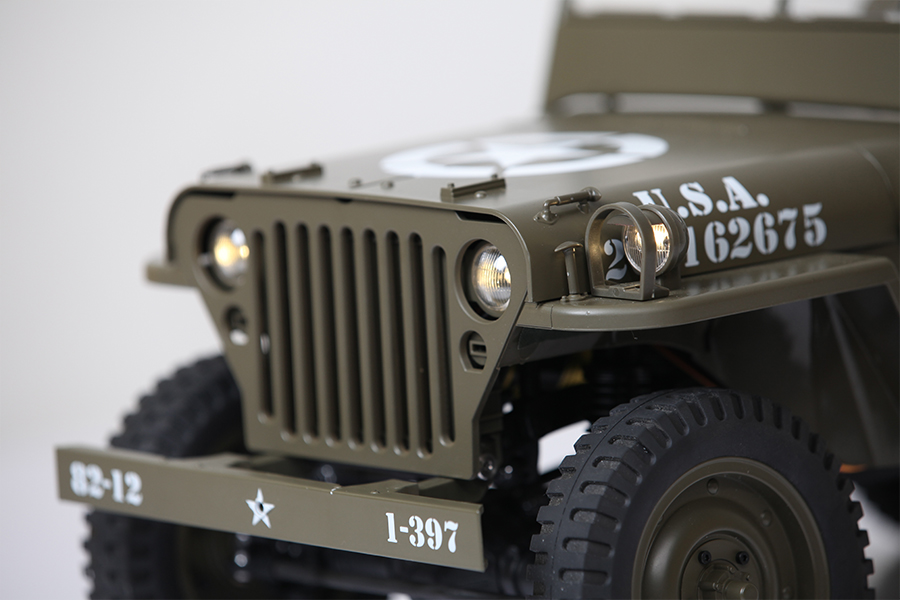 Rochobby 1/6 1941 MB Scaler Willys Jeep Remote Control Vehicle Ready Set with...