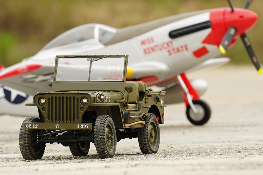 Roc Hobby 1/6 1941 MB Scaler ready to run RC car.