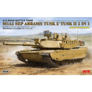 RYE FIELD MODELS 1/35 M1A2 SEP ABRAMS TUSK I/TUSK II WITH INTERIOR