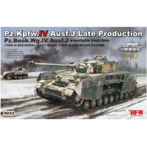 RYE FIELD MODELS RM5033 1/35 Pz.Kpfw.IV Ausf.J Late Production/ Pz.Beob.Wg.IV Ausf.J 2 in 1