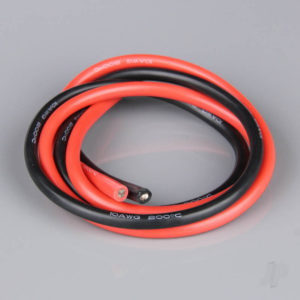 Silicone Wire, 10AWG 2ft / 0.6m Red-Black