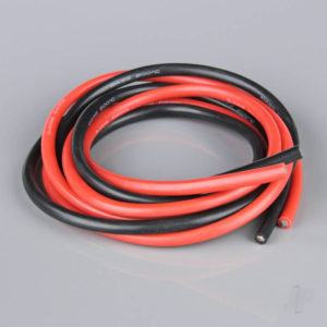 Silicone Wire, 10AWG, 680 Strand, 4ft / 1.2m Red-Black