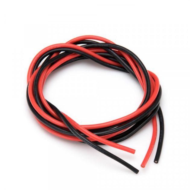 Silicone Wire 18AWG 1m Black/1m Red (150 Strands OD2.3mm)