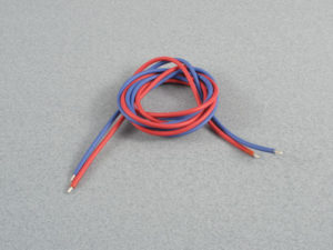 Silicone Wire 2.5mm - 1m Red&Blue
