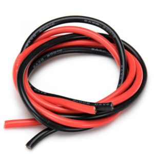 Silicone Wire 8AWG 1m Black/1m Red (1650 Strands OD6.0mm)