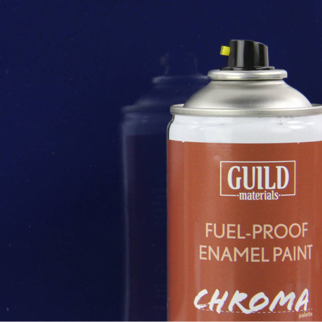 Gloss Enamel Fuel-Proof Paint Chroma Dark Blue (400ml Aerosol)