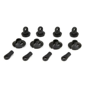 Spring Cups/Clips/Shock Ends (2): 1:5 4wd DB XL