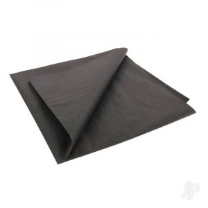 Stealth Black Lightweight Tissue Covering Paper, 50x76cm, (5 Sheets)