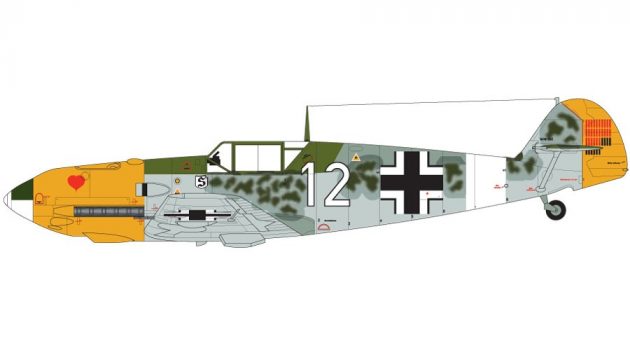 Airfix Supermarine Spitfire MkVb Messerschmitt Bf109E Dogfight Doubles