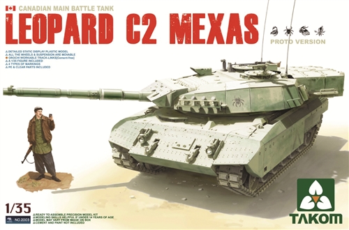 Takom Leopard C2 MEXAS Canadian MBT