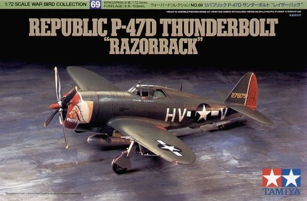 Tamiya P-47D Thunderbolt Razor back 1/72 60769