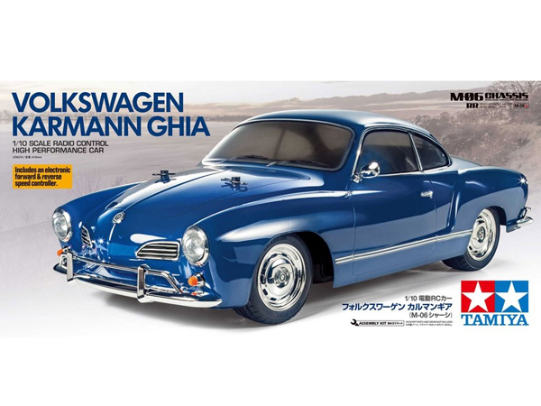 Tamiya 1/10 R/C Volkswagen Karmann Ghia (M-06) 58677