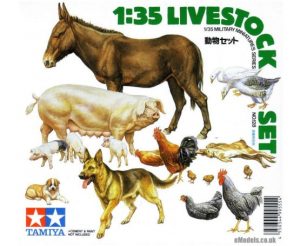 Tamiya 1/35 Livestock Set # 35128