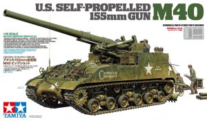 Tamiya 1/35 US M40 155mm SPG Model Kit