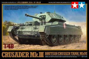 TAMIYA 1/48 BRITISH CRUSADER MK.III CRUISER TANK MKVI 32555