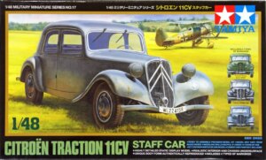 TAMIYA 1/48 FRENCH CITROEN TRACTION 11CV STAFF CAR 32517