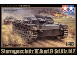 TAMIYA 1/48 GERMAN STURMGESCHUTZ III AUSF.B MODEL KIT