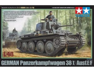 TAMIYA 1/48 GERMAN/CZECH PANZER 38(T) AUSF.E/F 32583