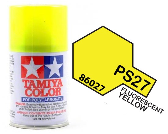Tamiya PS27 Fluorescent Yellow