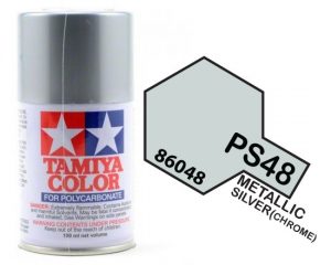 Tamiya PS48 Semi-Gloss Silver Anodized Aluminium