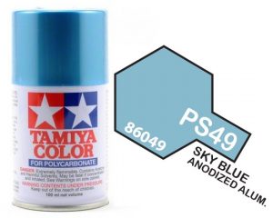 Tamiya PS49 Sky Blue Anodized Aluminium