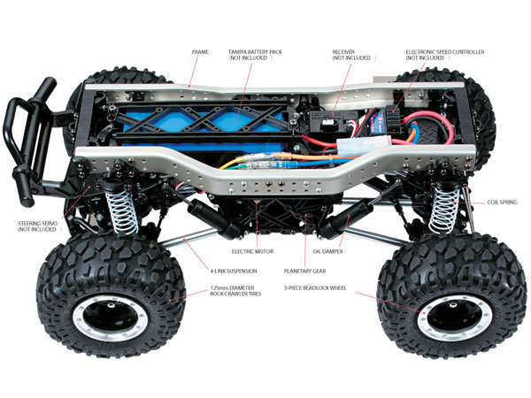 Tamiya Rock Socker Truck - CR-01 58592