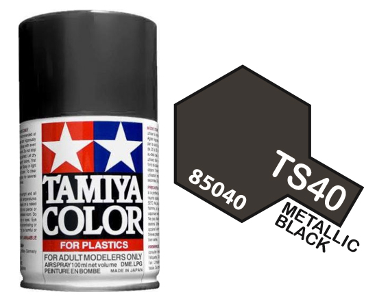 Tamiya TS-40 Metallic Black