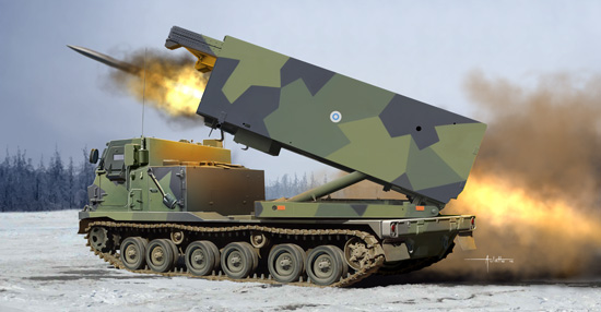 Trumpeter M270/A1 Multiple Launch Rocket System - Finland/Netherlands