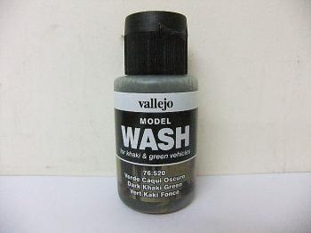Vallejo Model Wash 35ml - Dark Khaki Green Wash