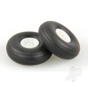 JP 2.0in - (50mm) White Wheels (2 pcs)