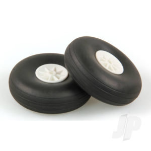 JP 2.3/4in - (69mm) White Wheels (2 pcs)