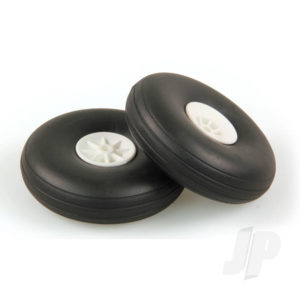 JP 3.0in - (75mm) White Wheels (2 pcs)