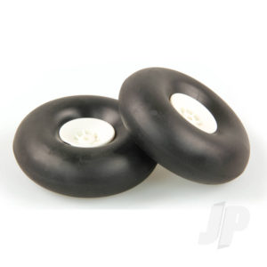 JP 4.0in - (100mm) White Wheels (2 pcs)