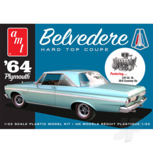 AMT 1964 Plymouth Belvedere (w/Straight 6 Engine) 2T 1:25 AMT1188M