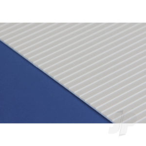 Evergreen 6x12in (15x30cm) Clapboard Siding Sheet .040in (1.0mm) Thick .060in Spacing (1 Sheet per pack) EVG4061