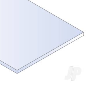 Evergreen 8x21in (20x53cm) White Sheet .030in Thick (4 Sheet per pack) EVG9104
