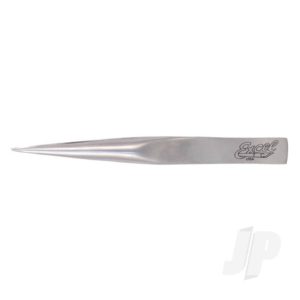 Excel Hollow Handle Ultra Fine Point Tweezers, Polished (Carded)