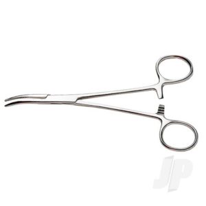 Excel 7.5in Curved Nose Stainless Steel Hemostats (Carded)
