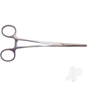 Excel 7.5in Straight Nose Stainless Steel Hemostats (Carded)