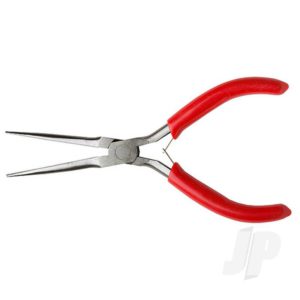 Excel 6in Spring Loaded Soft Grip Plier, Long Needle Nose (Carded)