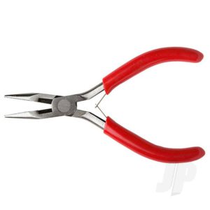Excel 5in Spring Loaded Soft Grip Plier, Needle Nose with Side Cutter (Carded)