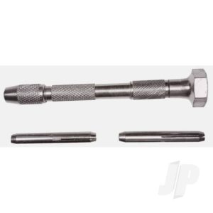 Excel Swivel Head Pin Vise with 4 Chucks (Carded)