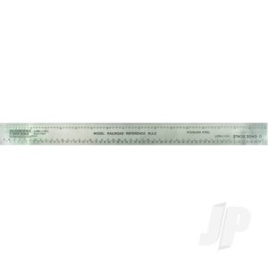 Excel 12in Scale Model Railroad Reference Ruler