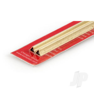 K&S 3/64in Brass Triangle Tube (12in long) (2 pcs) KNS5097