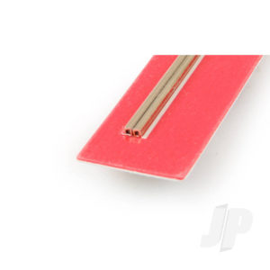 K&S 1/16in Square Brass Tube .014in Wall (12in long) (2 pcs) KNS8149